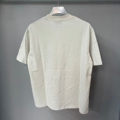 Triple Sevens Off‑White Ghost Cartoon Slogan Graphic Tee