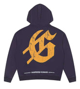 Godspeed Chrome Liberty Zip Up Hoodie Navy