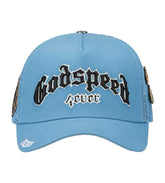 Godspeed Forever Trucker Hat Baby Blue