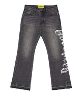Godspeed OG Logo Flared Denim Black Wash