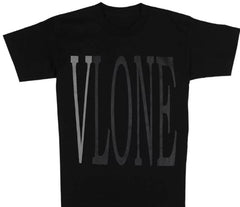 VLONE 3M Reflective Big V Loose BF Style Unisex Couple Summer T-Shirt