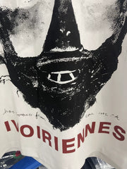 Enfants Riches Déprimés Portrait & Letter Print Unisex Loose American High Street Crew Neck Short Sleeve Tee