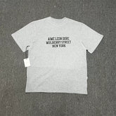 Aime Leon Dore Simple Letter Print Pure Cotton Unisex Crew Neck T-Shirt