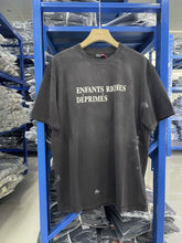 Enfants Riches Déprimés Classic Logo Damaged Wash Unisex Basic Text Short Sleeve Tee