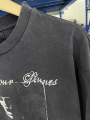 Enfants Riches Déprimés Watici pour Pupues Portrait Print Loose Distressed Short Sleeve T‑Shirt