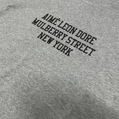 Aime Leon Dore Simple Letter Print Pure Cotton Unisex Crew Neck T-Shirt