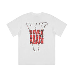 VLONE YoungBoy Collab Rap Punk Loose Unisex Crew Neck T-Shirt
