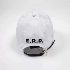 Enfants Riches Déprimés Master Judge Embroidered Black‑White Two‑Tone Unisex Baseball Sun Cap