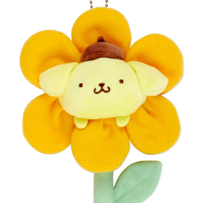 Sanrio Flower Series Multi-purpose Pompompurin Keychain