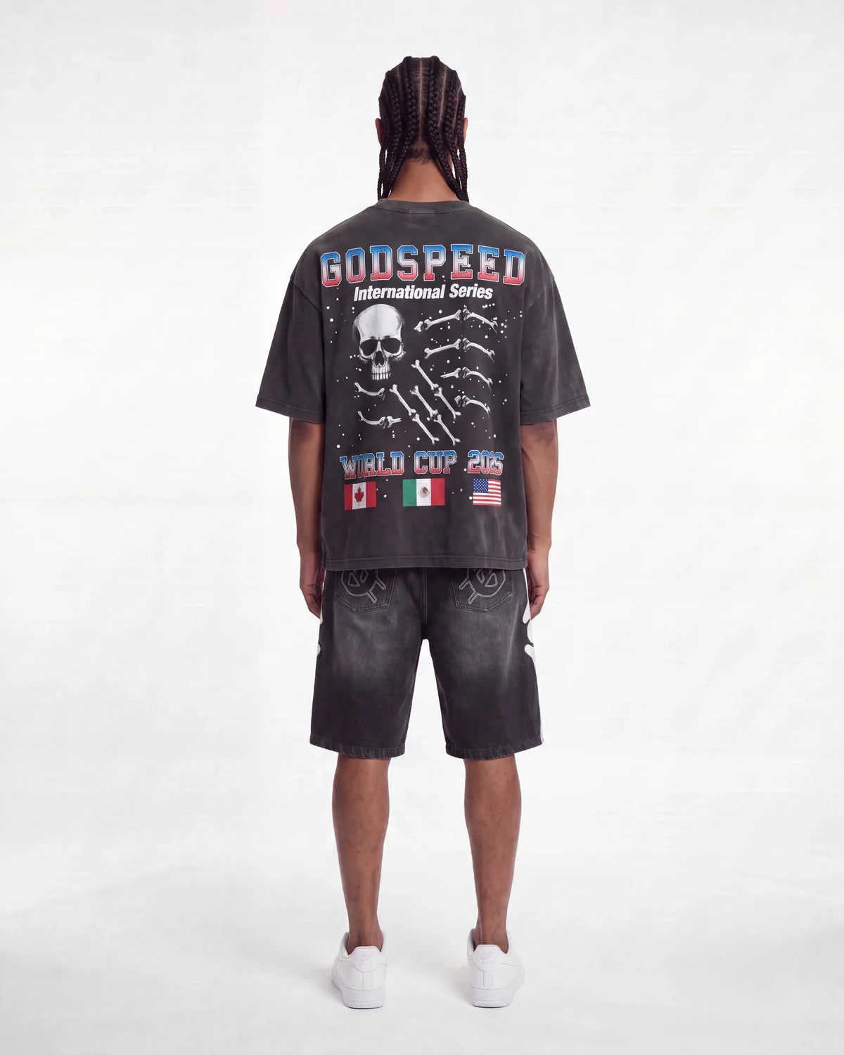 Godspeed Planet Futbol Tee Black