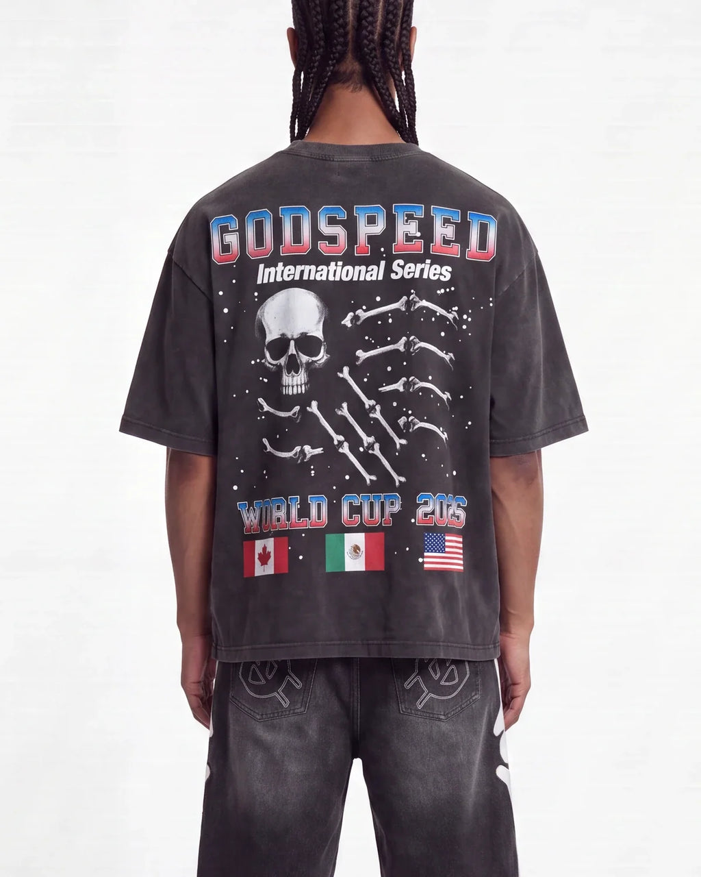 Godspeed Planet Futbol Tee Black