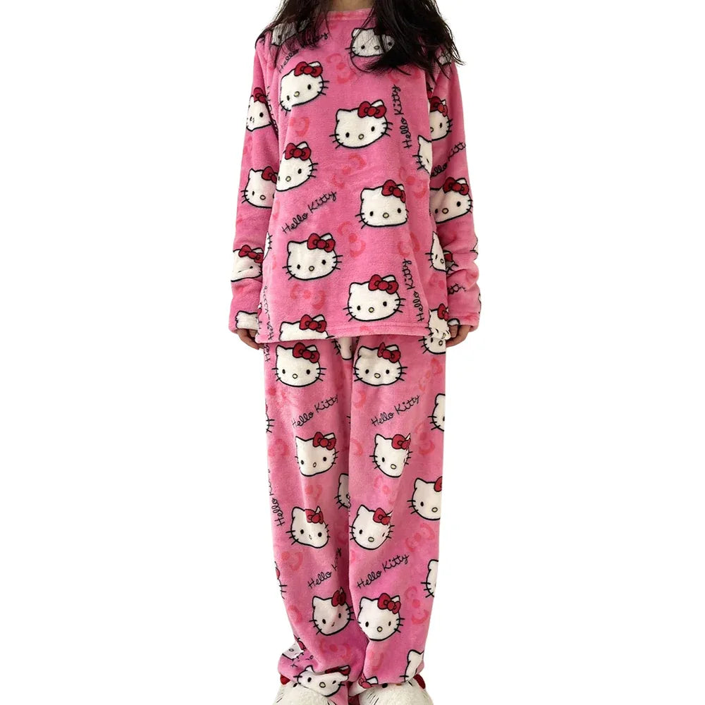 Hello Kitty Two Piece Pajama Set