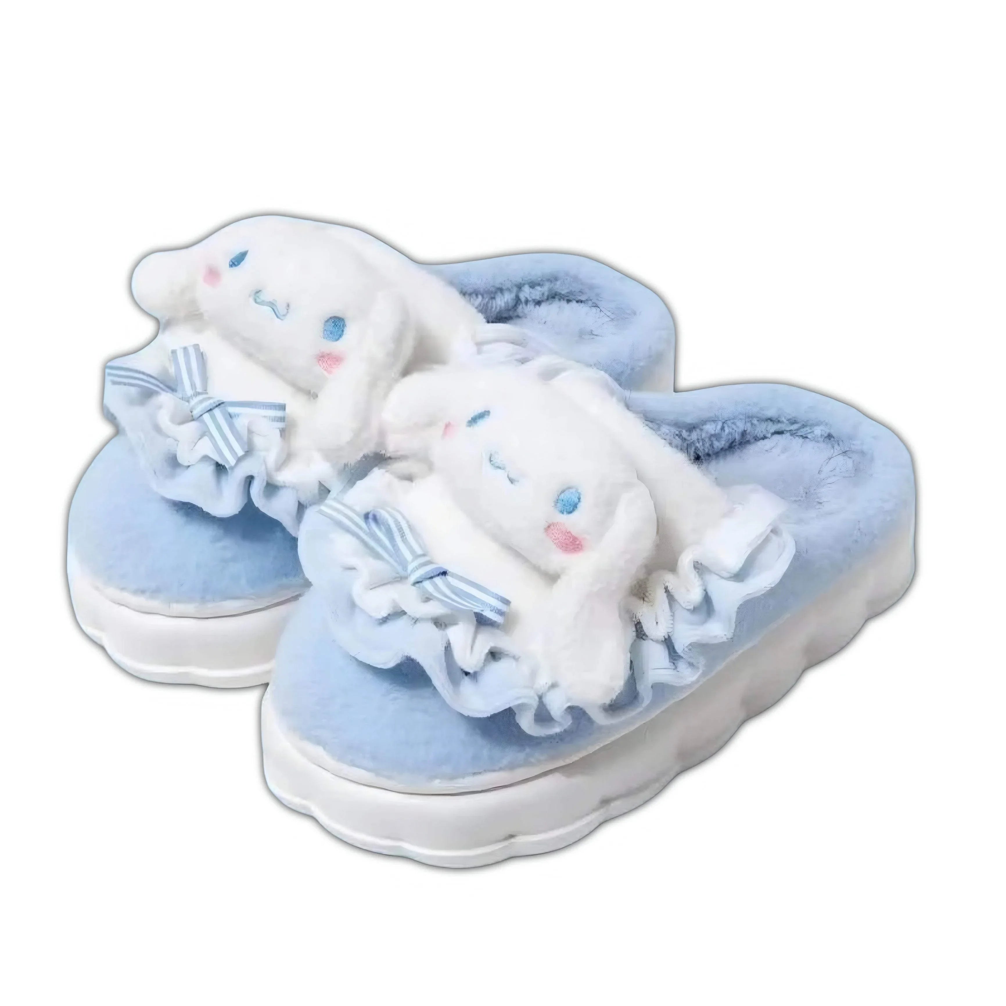 Kawaii Hello Kitty Fuzzy Slippers