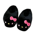Dark Hello Kitty Fluffy Slippers