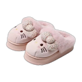 Hello Kitty Fluffy Bow Slippers