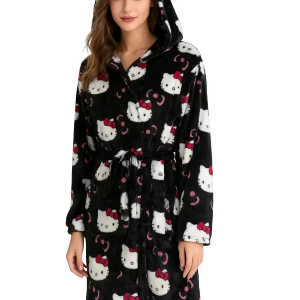 Hello Kitty Fluffy Bathrobe