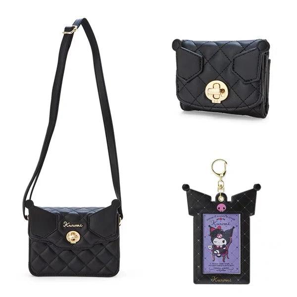 Kuromi Shoulder Bag + Wallet + Cardholder