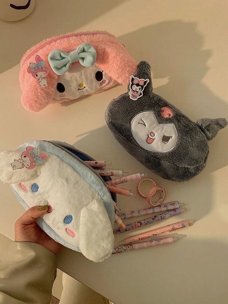 Sanrio Fluffy Pencil Pouch