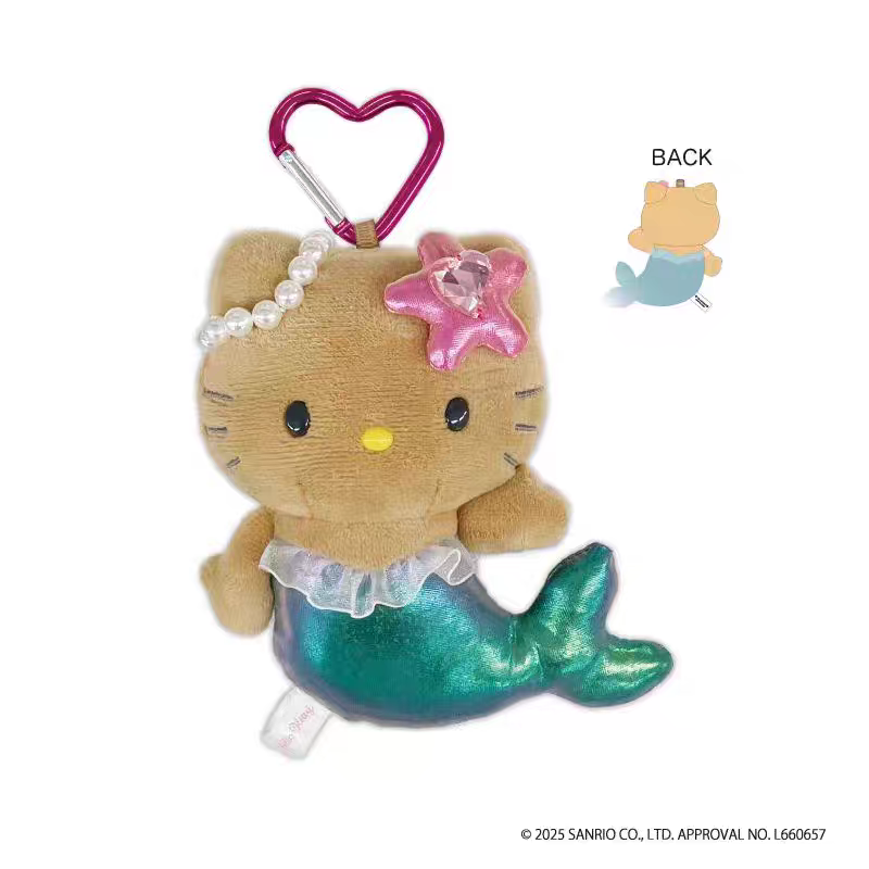 Sanrio (Japan) NIC Mermaid/Fairy Heart-Shaped Keychain