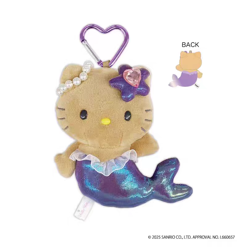 Sanrio (Japan) NIC Mermaid/Fairy Heart-Shaped Keychain