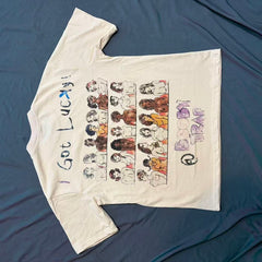 Triple Sevens Cream Booby Trap Retro Comic Scene Graphic Tee