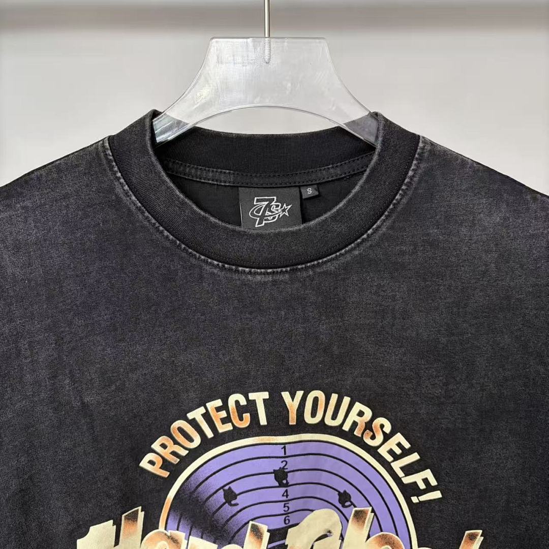 Triple Sevens Vintage Black Hard Glock Las Vegas Graphic Tee