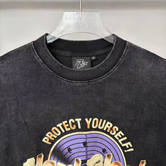 Triple Sevens Vintage Black Hard Glock Las Vegas Graphic Tee