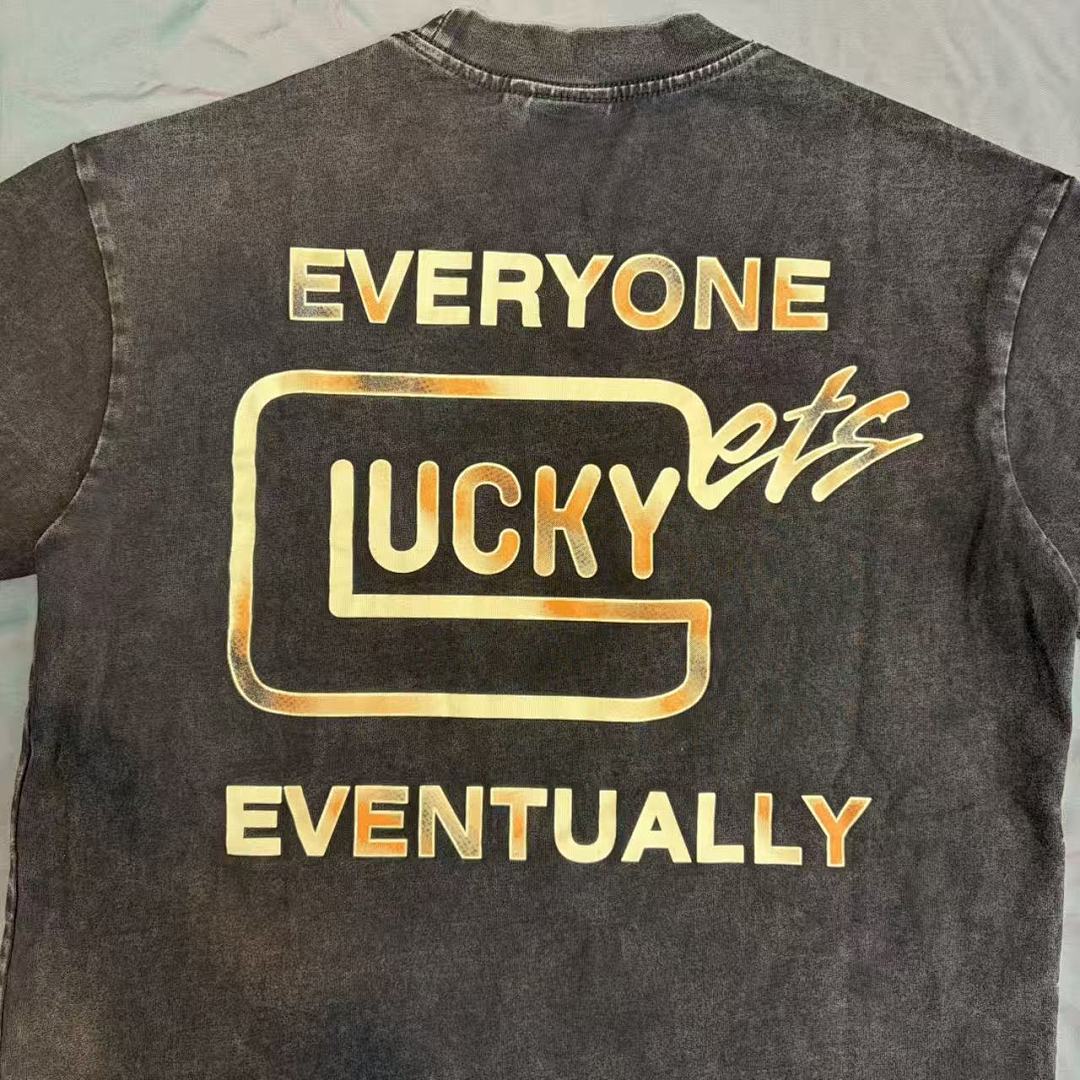 Triple Sevens Vintage Black Hard Glock Las Vegas Graphic Tee