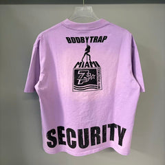 Triple Sevens Lavender Figure Silhouette Logo Graphic Tee
