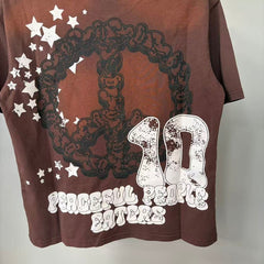 Triple Sevens Vintage Brown Football Star Graphic Tee