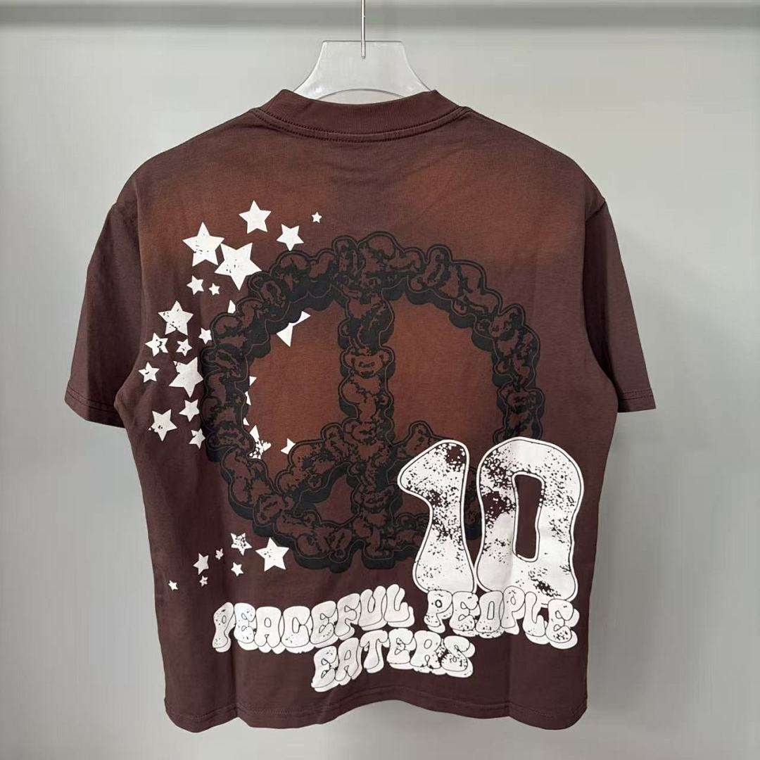 Triple Sevens Vintage Brown Football Star Graphic Tee