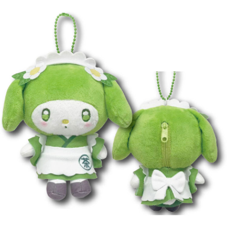 Sanrio's Halloween mascot, a green matcha-colored storage bag, 15cm tall.