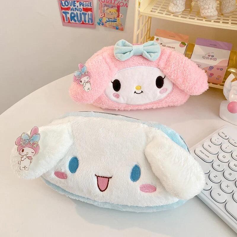 Sanrio Fluffy Pencil Pouch