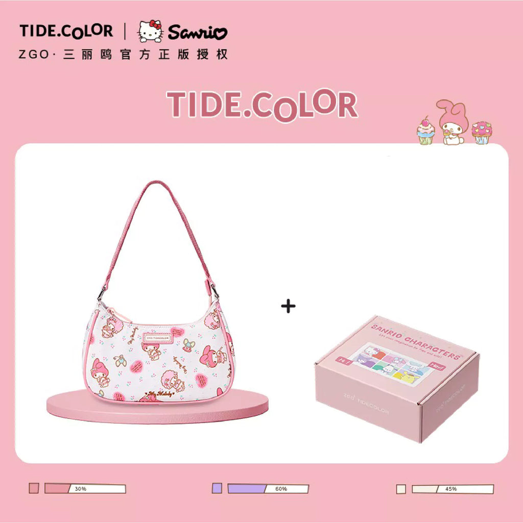 Sanrio Y2K Nylon Shoulder Bag With Gift Box