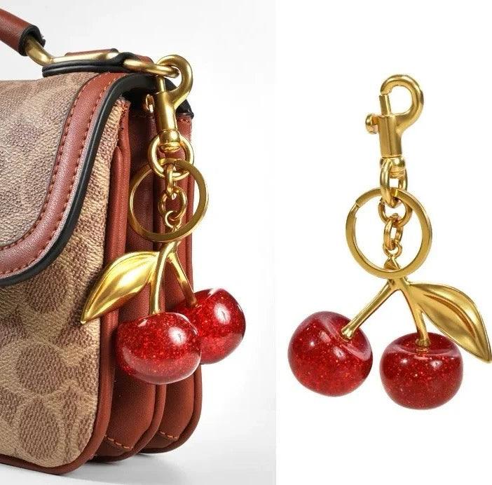 Cherry Bliss Keychain Bag Charm