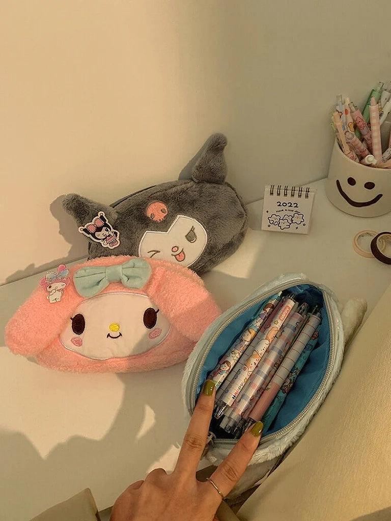 Sanrio Fluffy Pencil Pouch