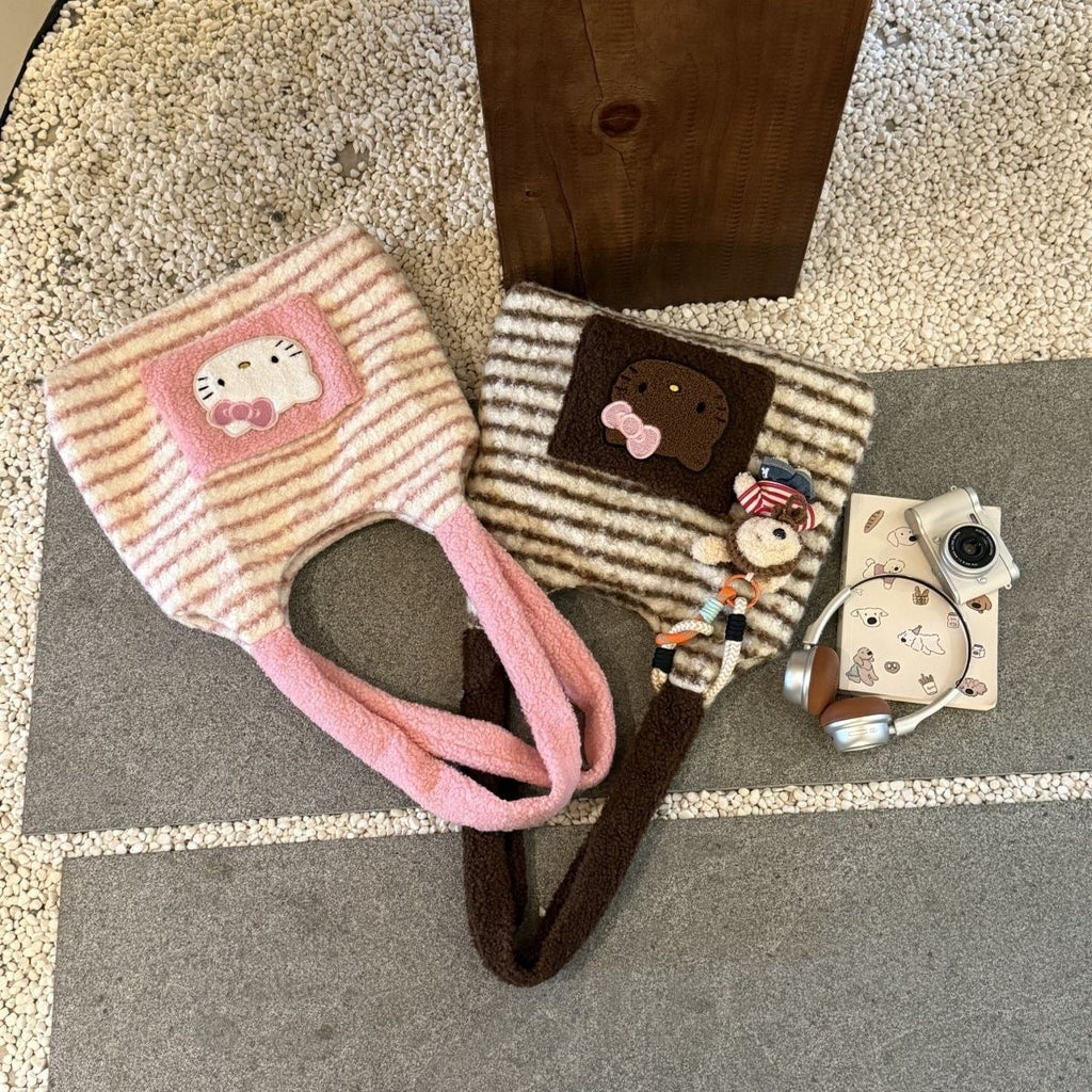 Hello Kitty Furry Tote Bag