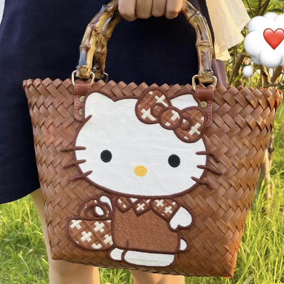 Hello Kitty Limited Edition Woven Handbag