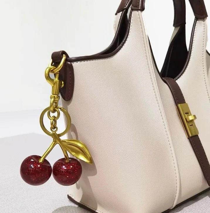 Cherry Bliss Keychain Bag Charm