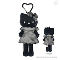 Japan SANRIO Sanrio NIC black and gray series long-legged kitty pendant love buckle