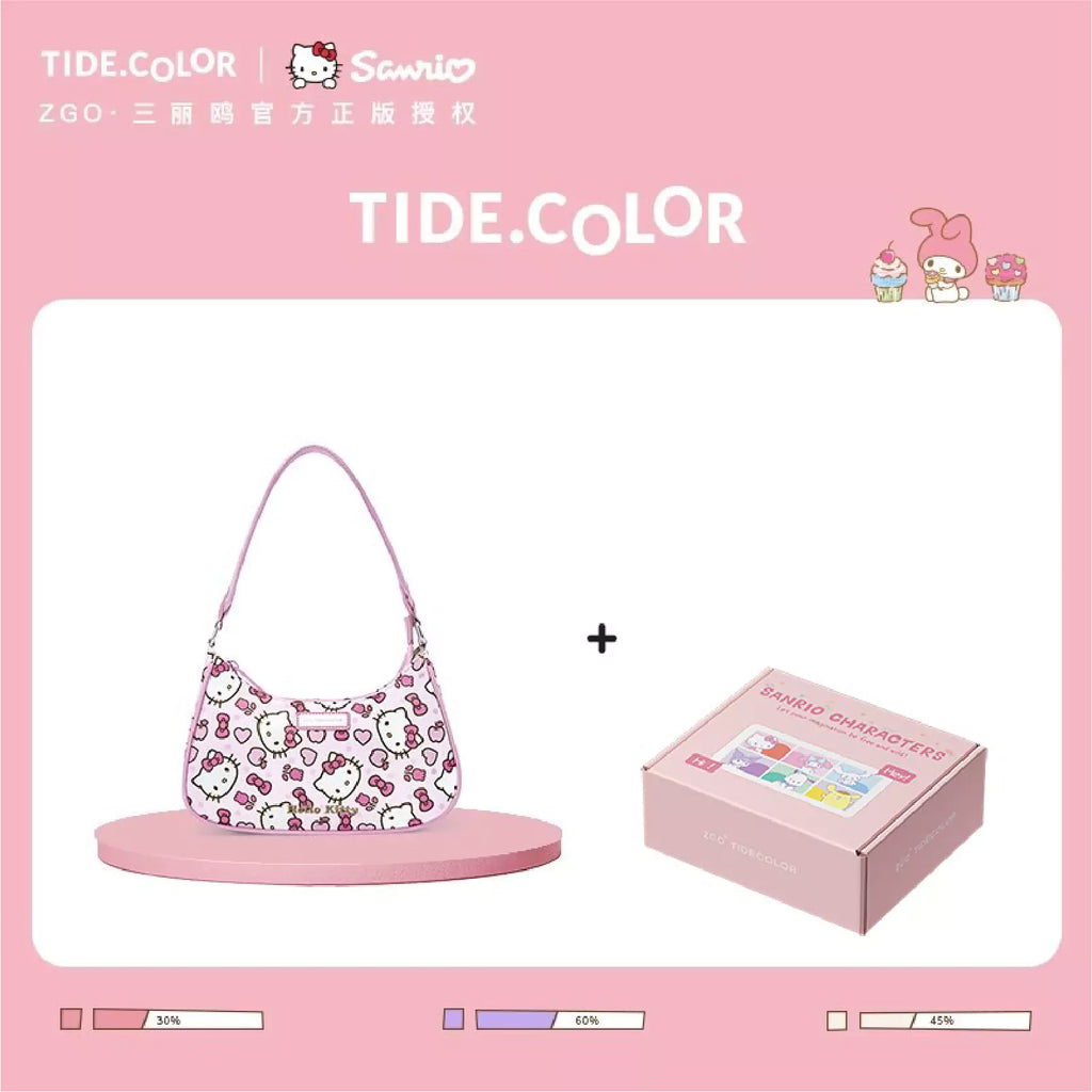 Sanrio Y2K Nylon Shoulder Bag With Gift Box