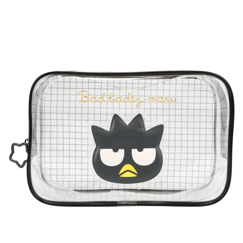 Sanrio Clear Gingham Zipper Pouch
