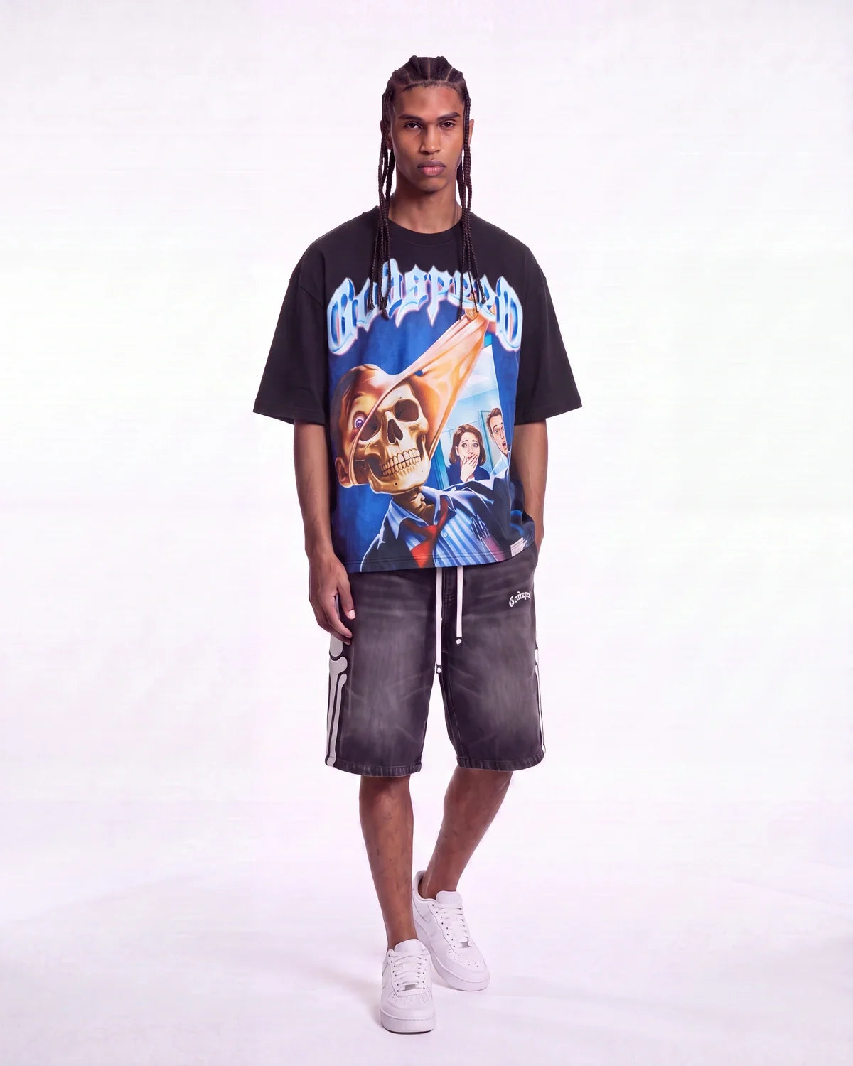 Godspeed Mask Off Tee Black Wash
