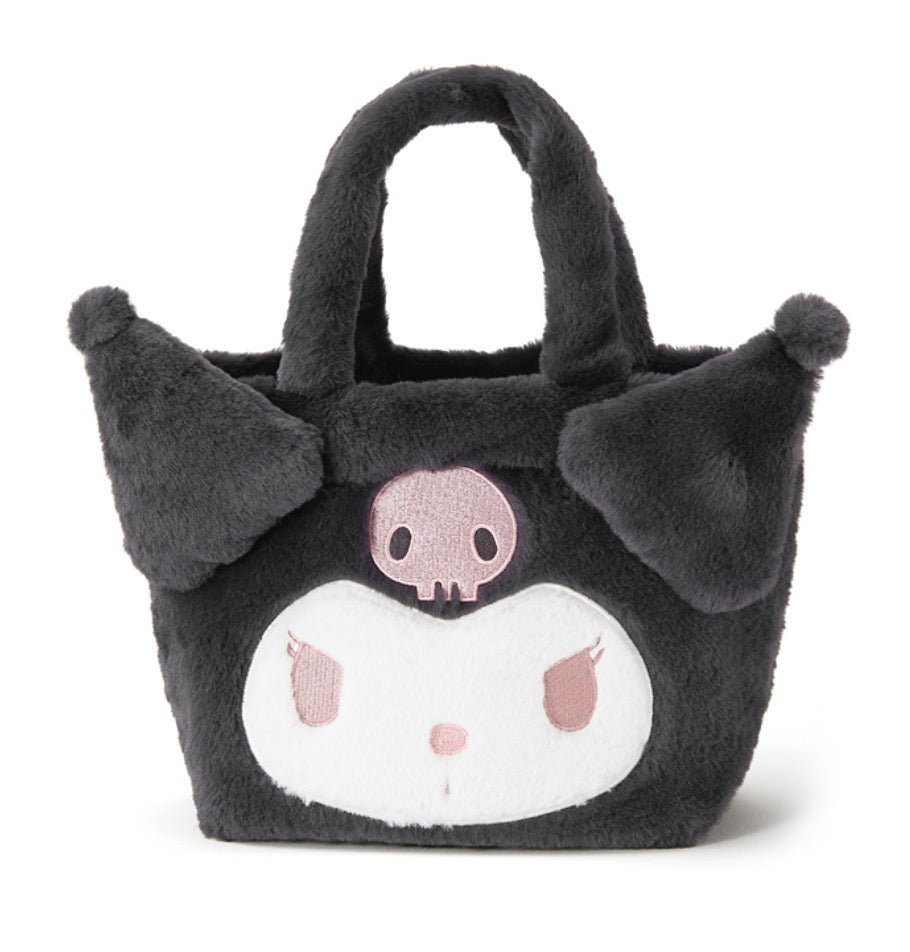 GRL X Sanrio Kuromi Plush Handbag