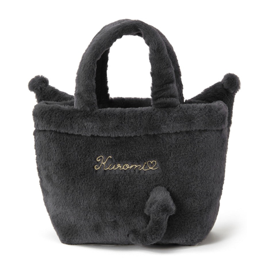 GRL X Sanrio Kuromi Plush Handbag
