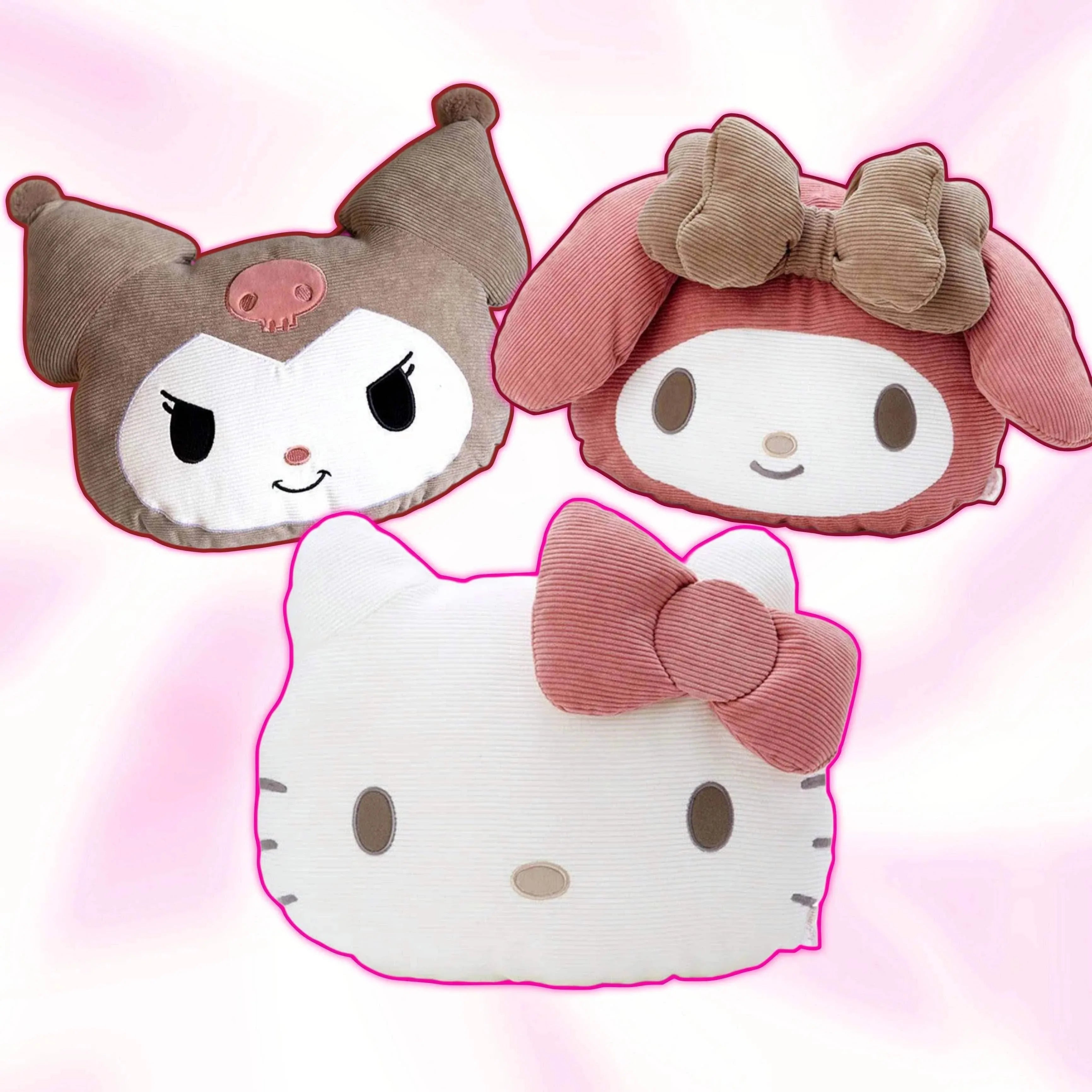 Blush Bow Hello Kitty Pillow