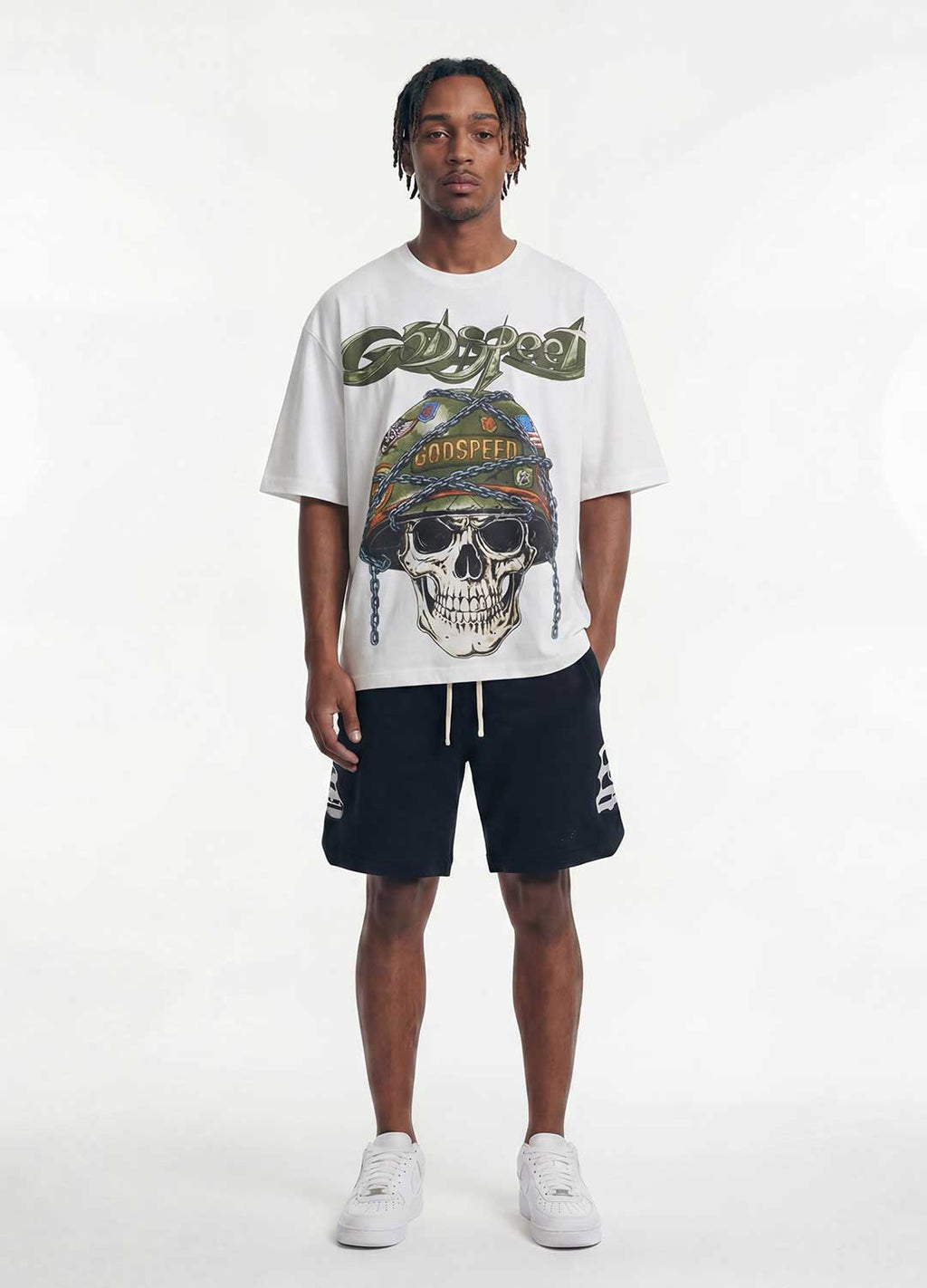 Godspeed Badges Of Honor II NG Tee White