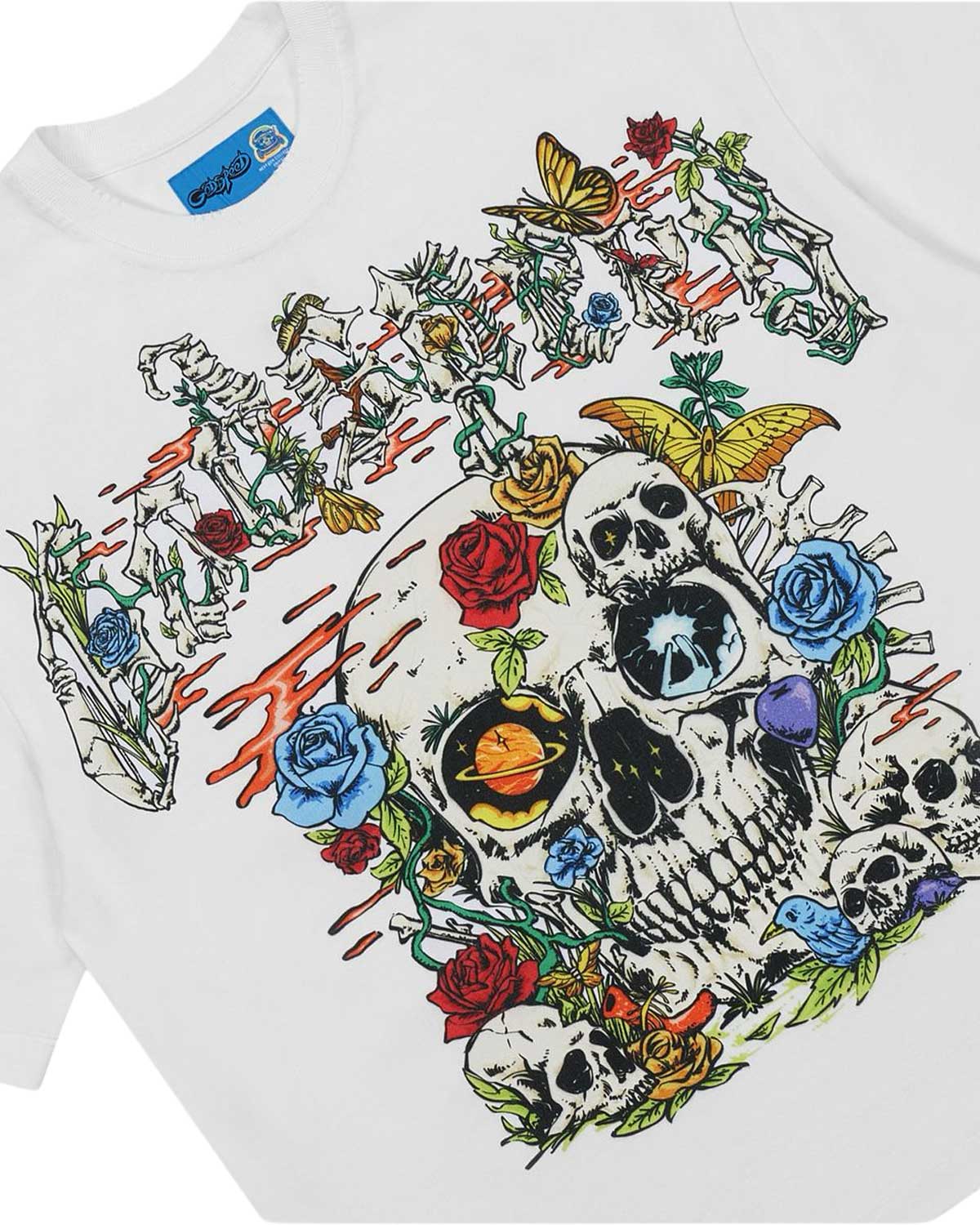 Godspeed Cosmic Remains NG Tee White