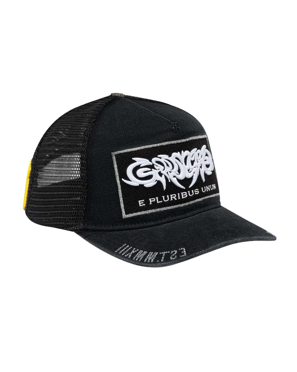 Godspeed E Pluribus Trucker Hat Black/White