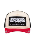 Godspeed E Pluribus Trucker Hat White/Red